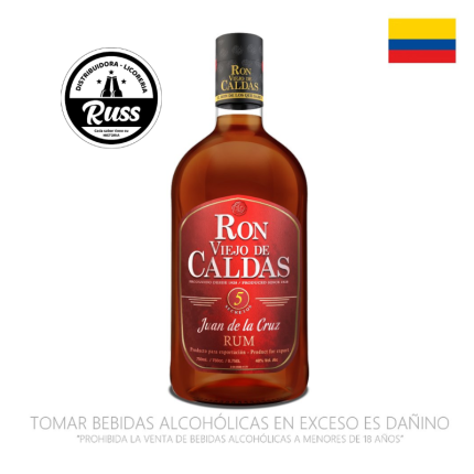 Ron 5 años Viejo de Caldas x 750ml