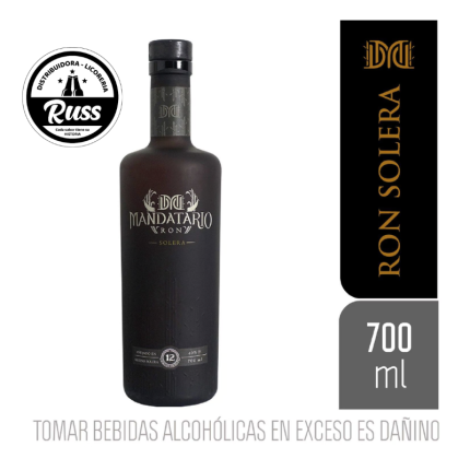 Ron Mandatario Solera Botella 750 mL