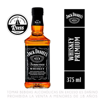 Whisky Jack Daniels N° 7 Botella 375 ml