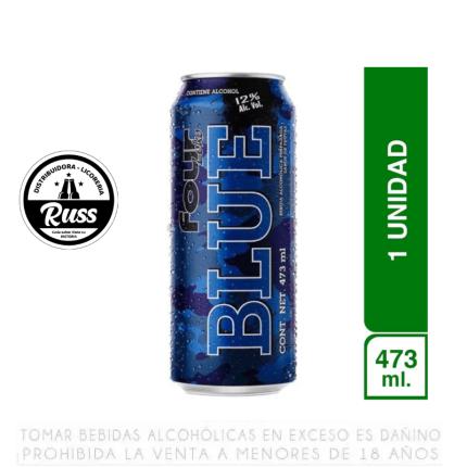 Bebida  Four Loko Blue Lata 473 ml