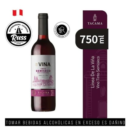 Vino TACAMA Tinto de la Viña Semiseco Botella 750ml