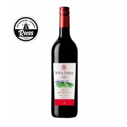 Vino Tinto VIÑA VIEJA Gran Borgoña Semi Seco Botella 750ml